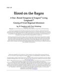 RPG Item: URC7-09: Blood on the Bayou