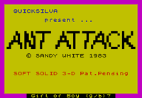 Video Game: Ant Attack