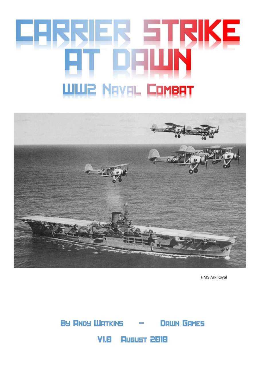 Carrier Strike At Dawn: WW2 Naval Combat box art