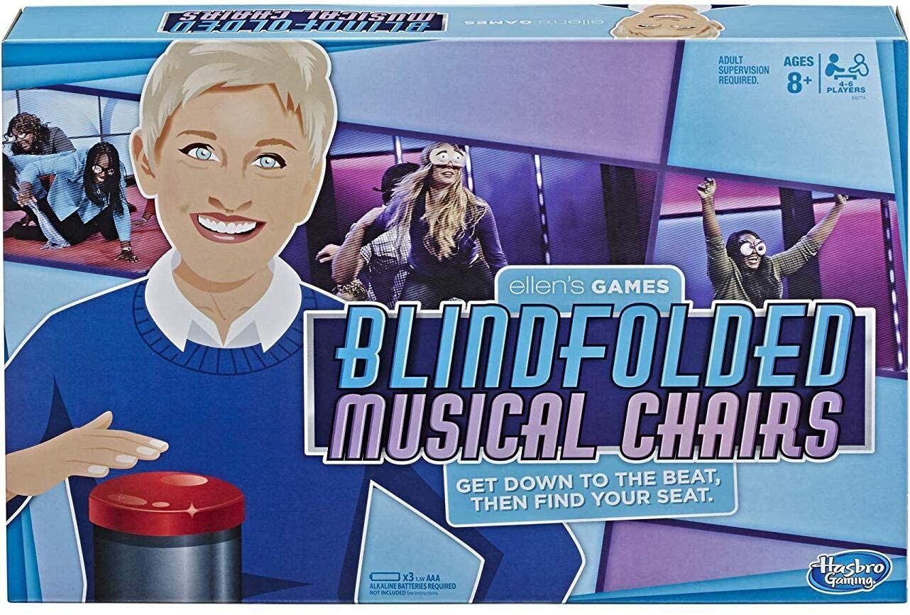 Ellen's Games Blindfolded Musical Chairs Game