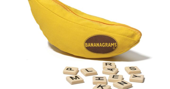 Bananagrams #jogos #jogosdetabuleiro #boardgames #banana #bananagrams