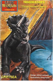 Lost Worlds: Dino Fight Series – "Triceratops" Three Horned Lizard