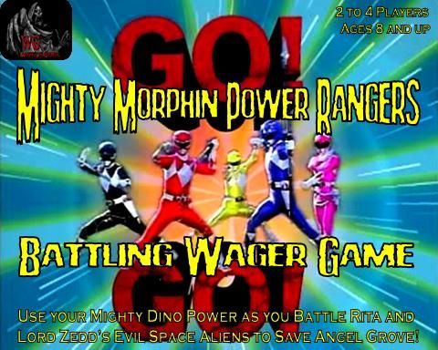 Mighty Morphin Power Rangers Battling Wager Game cover art