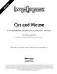 RPG Item: GEO1-02: Cat and Mouse