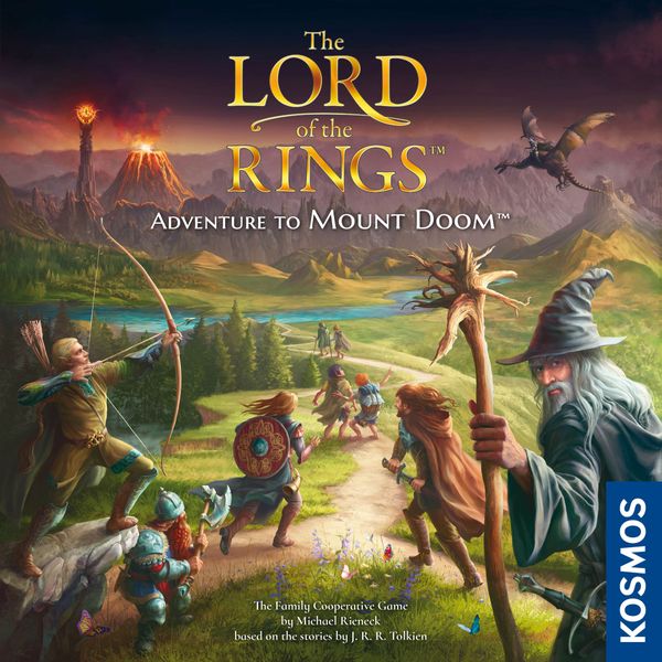 The Lord of the Rings: Adventure to Mount Doom, KOSMOS, 2023 — front cover, English edition (image provided by the publisher)