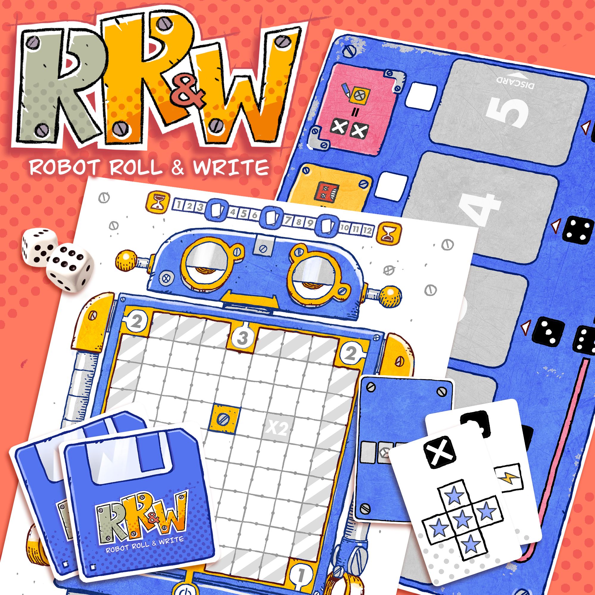 Robot Roll & Write
