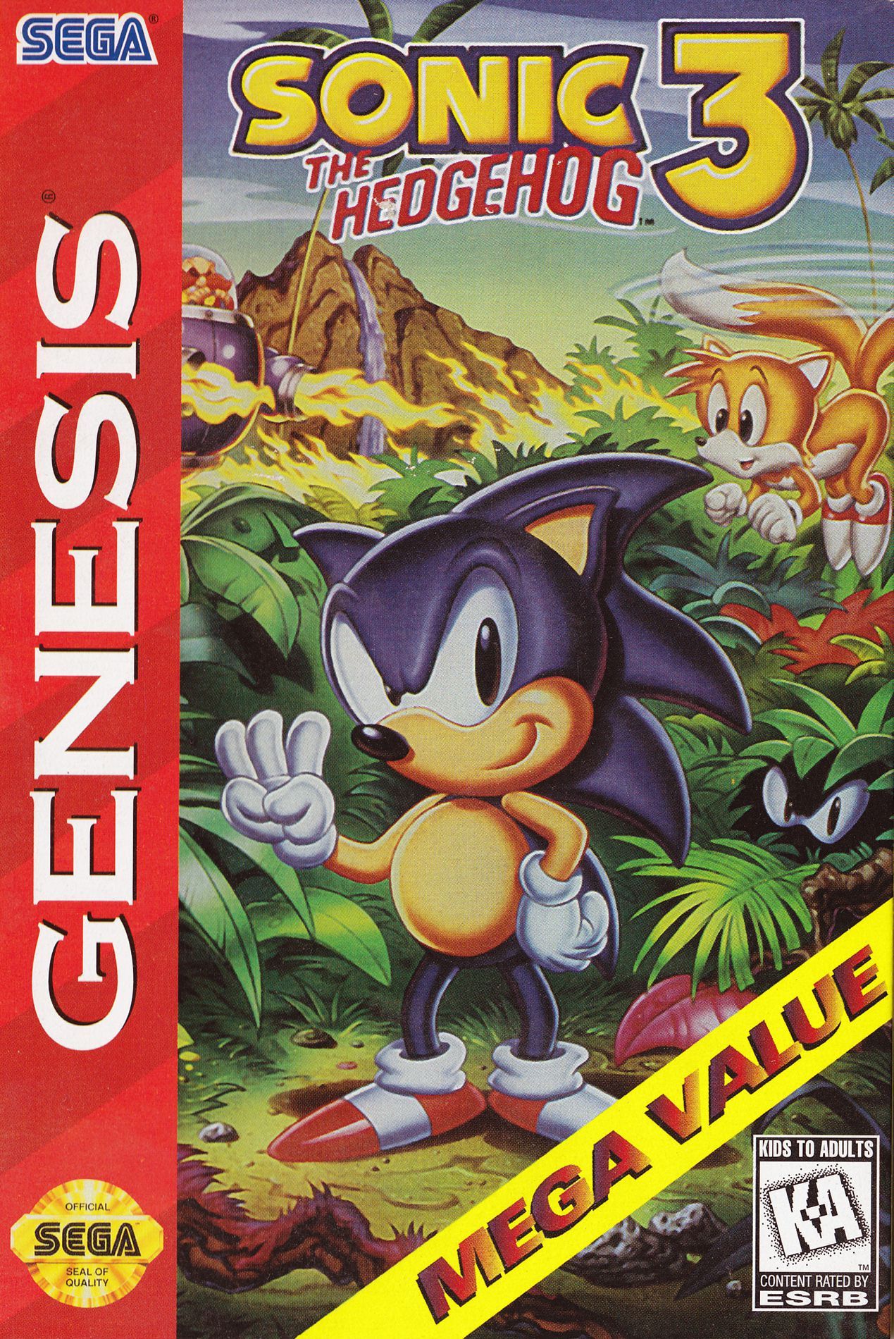 Sonic the Hedgehog 3 box art
