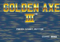 Video Game: Golden Axe III