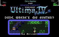 Video Game: Ultima IV Part 2: "Dude, Where's My Avatar?"