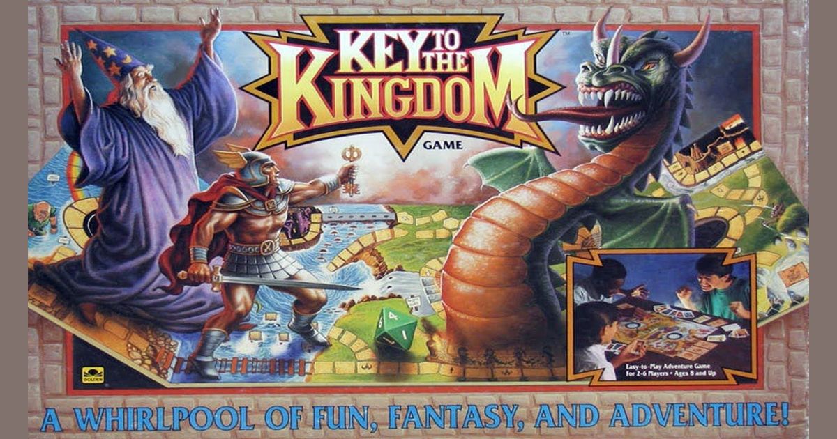 1992 for sale online Golden Key to the Kingdom Board Game 