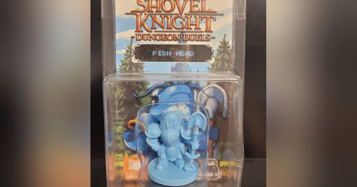 Shovel Knight Dungeon Duels Fish Head Board Game Accessory BoardGameGeek