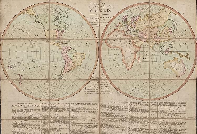 Wallis's complete Voyage Round the World: a new geographical pastime