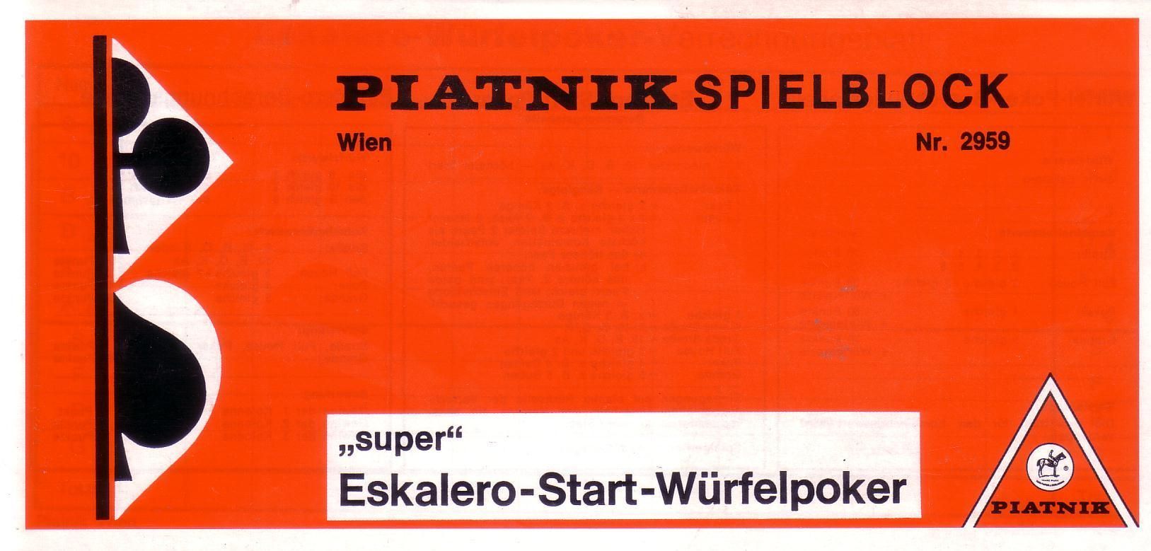 Eskalero Poker