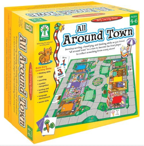 All Around Town Sorting Game box art