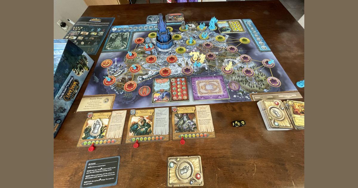 world of warcraft wrath of lich king board game