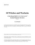RPG Item: KEO3-04: Of Witches and Warlocks