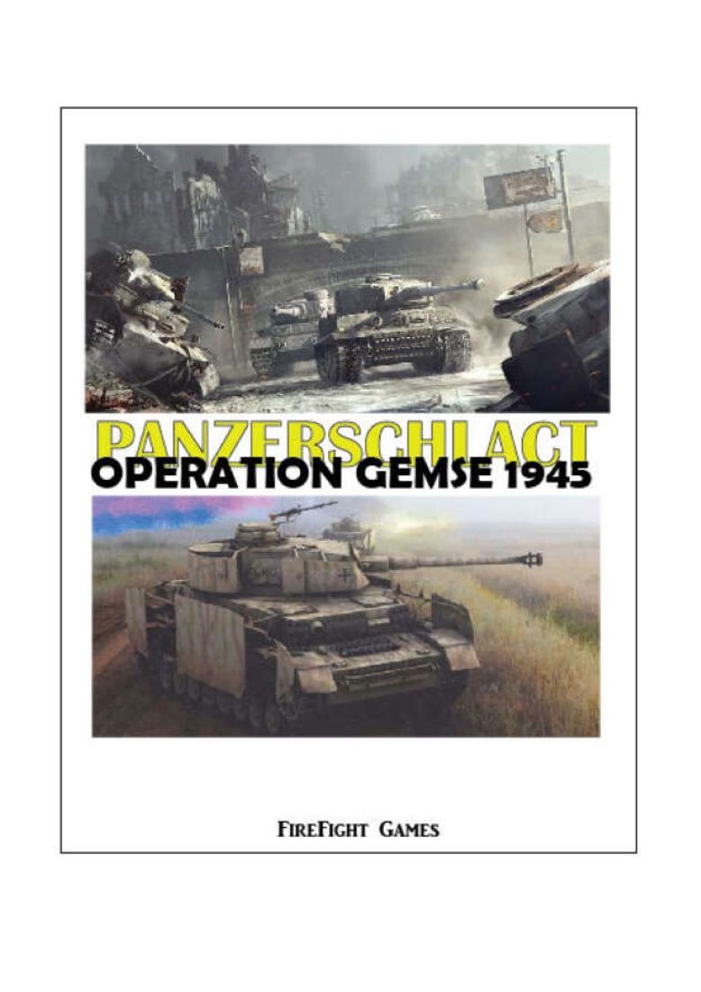 Cover art for PANZERSCHLACHT: Operation Gemse 1945