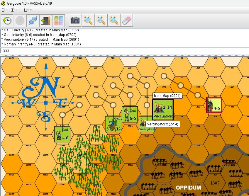 Working on a Vassal game module (help needed) Gergovie