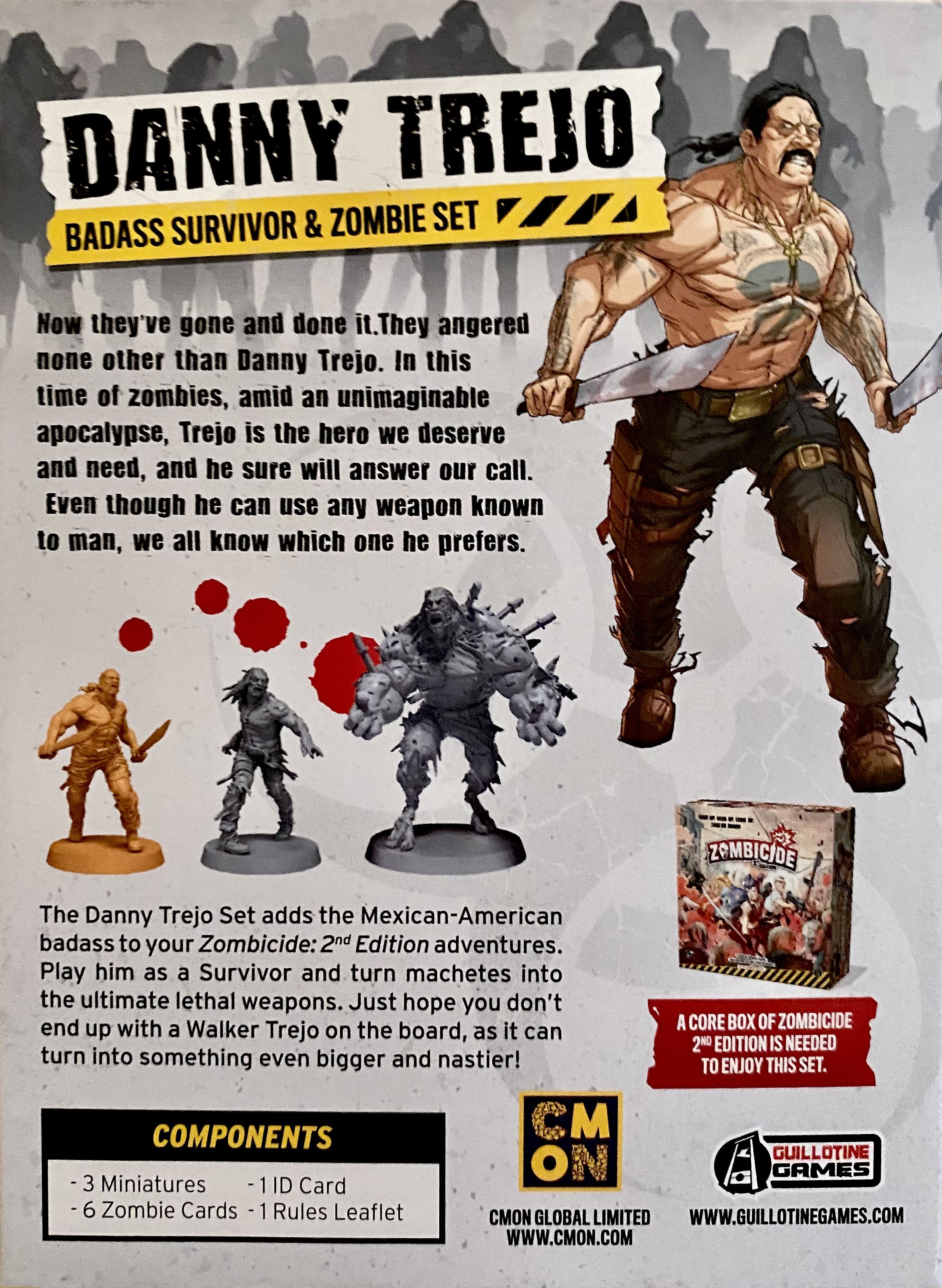 Zombicide (2nd Edition): Danny Trejo – Badass Survivor and Zombie Set |  Image | BoardGameGeek
