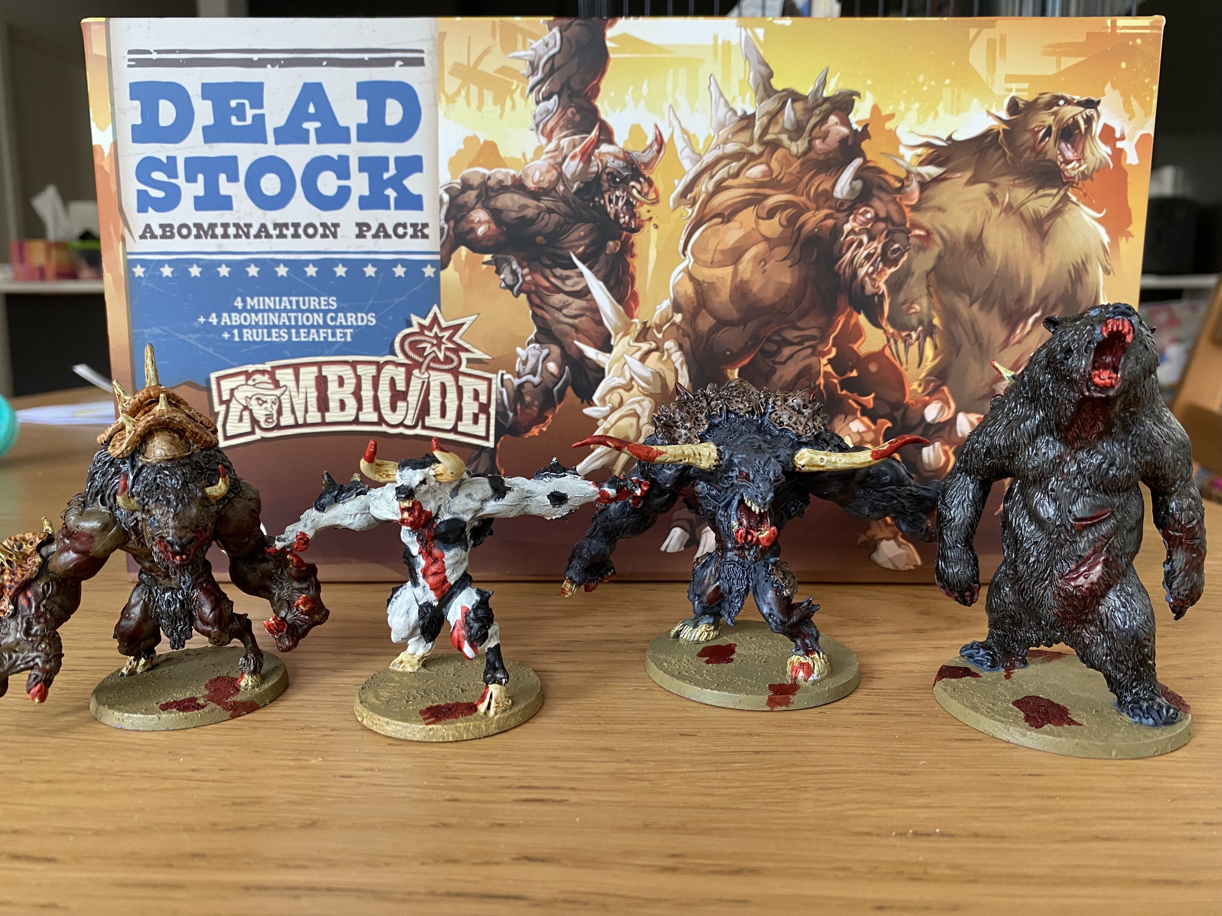 Carte Extension BIZON Pour Zombicide: Undead Or Alive - Miniature + Carte, état Occasion