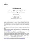 RPG Item: BDK6-07: Love Letter