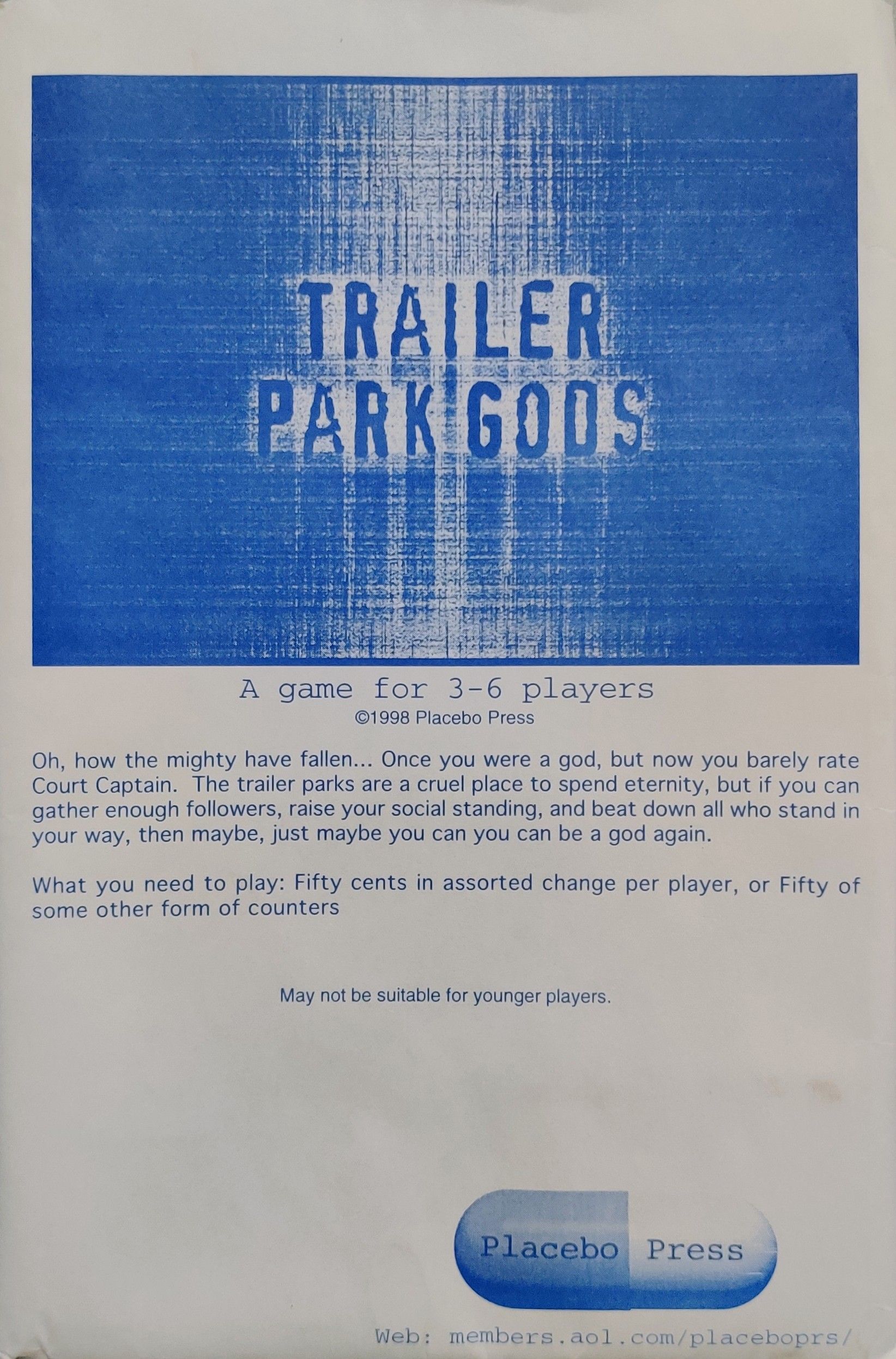 Boîte du jeu Trailer Park Gods