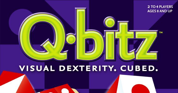 Q-Bitz Solo Game Orange Edition Visual Dexterity. Cubed.