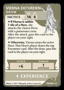 Dungeons & Dragons: The Legend of Drizzt Board Game  Vierna Do'Urden Promo  | Board Game | BoardGameGeek