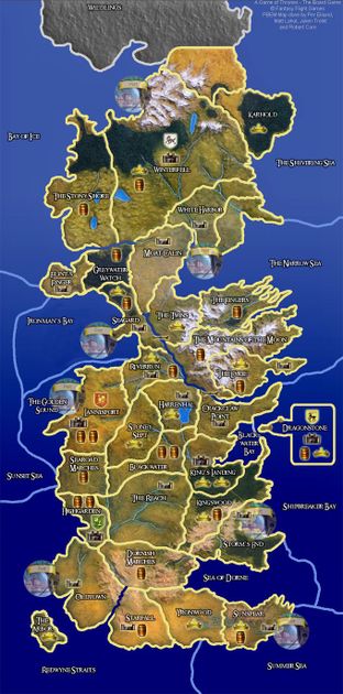games of thrones board game map