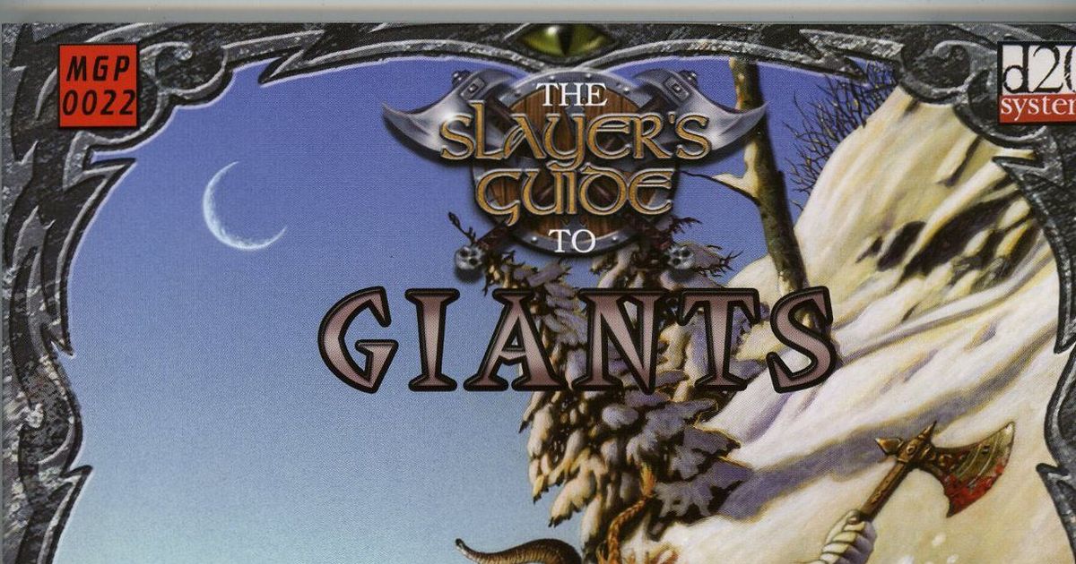 The Slayer's Guide to Giants | RPG Item | RPGGeek