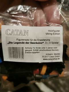 Catan: Legend of the Sea Robbers – Wooden Viking Pieces
