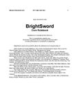RPG Item: BrightSword Core Rulebook (Playtest)