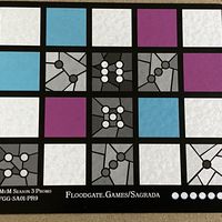 Sagrada: Promo 9 – Man Vs Meeple Window Pattern Card