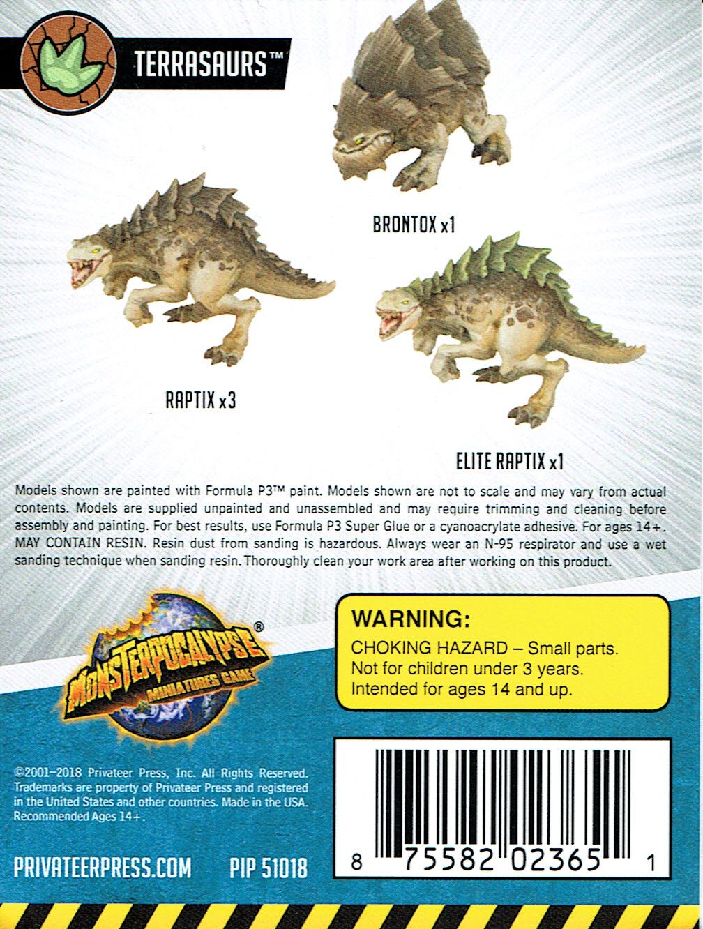 Monsterpocalypse Miniatures Game: Protectors Terrasaurs Unit Expansion 2