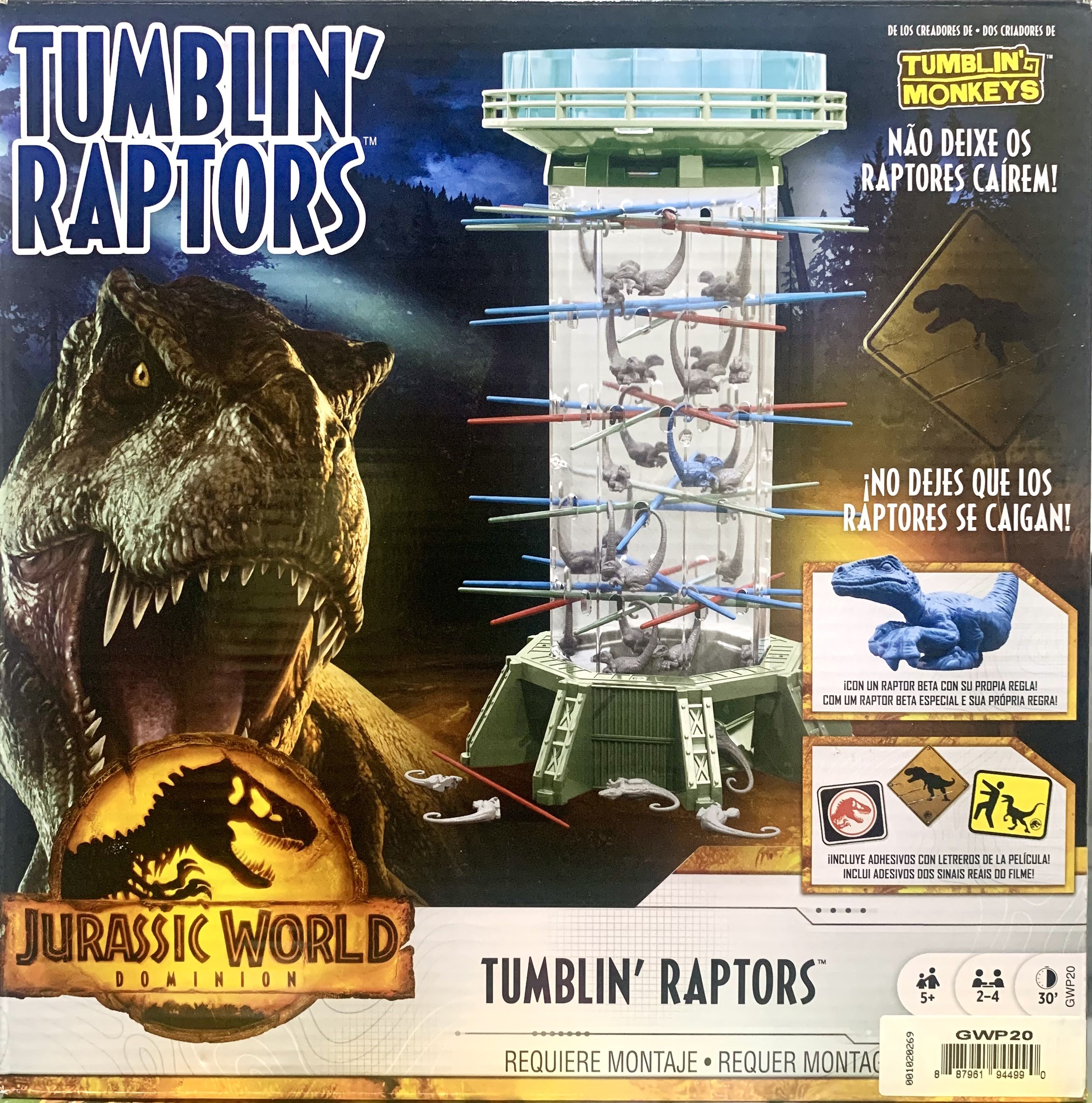 Tumblin' Monkeys Raptors Jurassic World