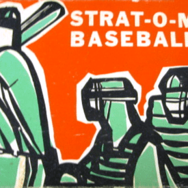 1971 Strat-O-Matic Baseball Printed Storage Envelopes with Stats and