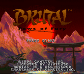 Video Game: Brutal: Paws of Fury