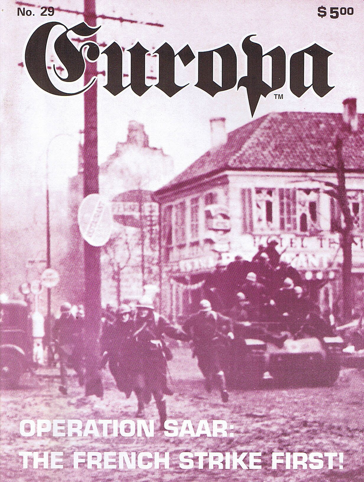 Operation Saar: The French First Strike (Europa Battle Scenario #5)
