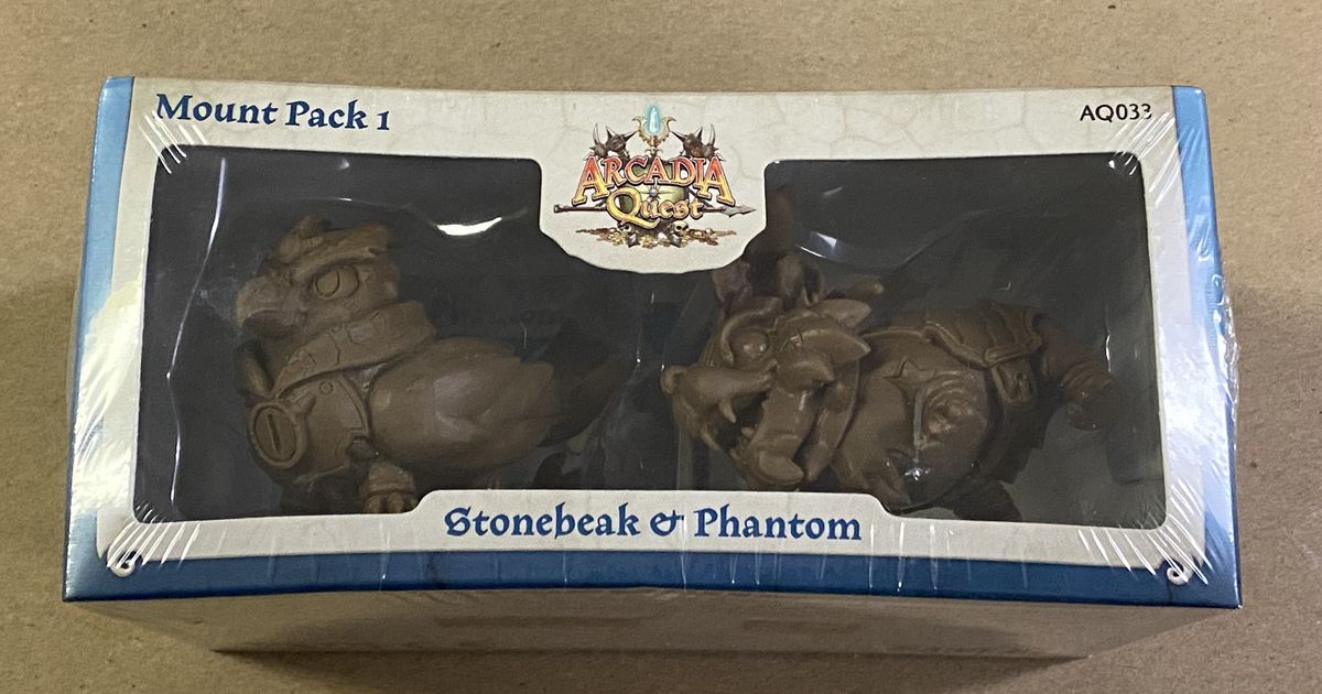 Arcadia Quest Riders Mount Pack 1 Stonebeak & Phantom Board Game