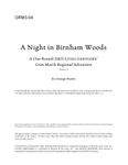 RPG Item: GRM3-04: A Night in Birnham Woods