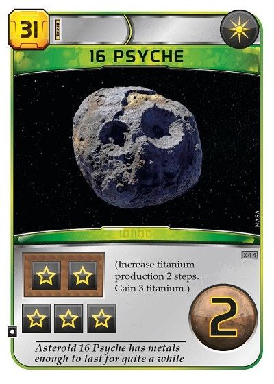 Terraforming Mars: 16 Psyche Promo Card