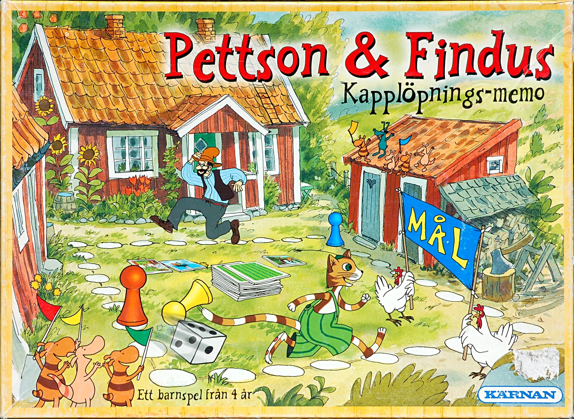 Pettson & Findus Kapplöpnings-memo
