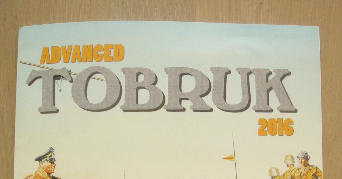 Advanced Tobruk 2016 Expansion 6 Tunisia II Board Game BoardGameGeek