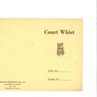 Scoring Sheet | Court Whist