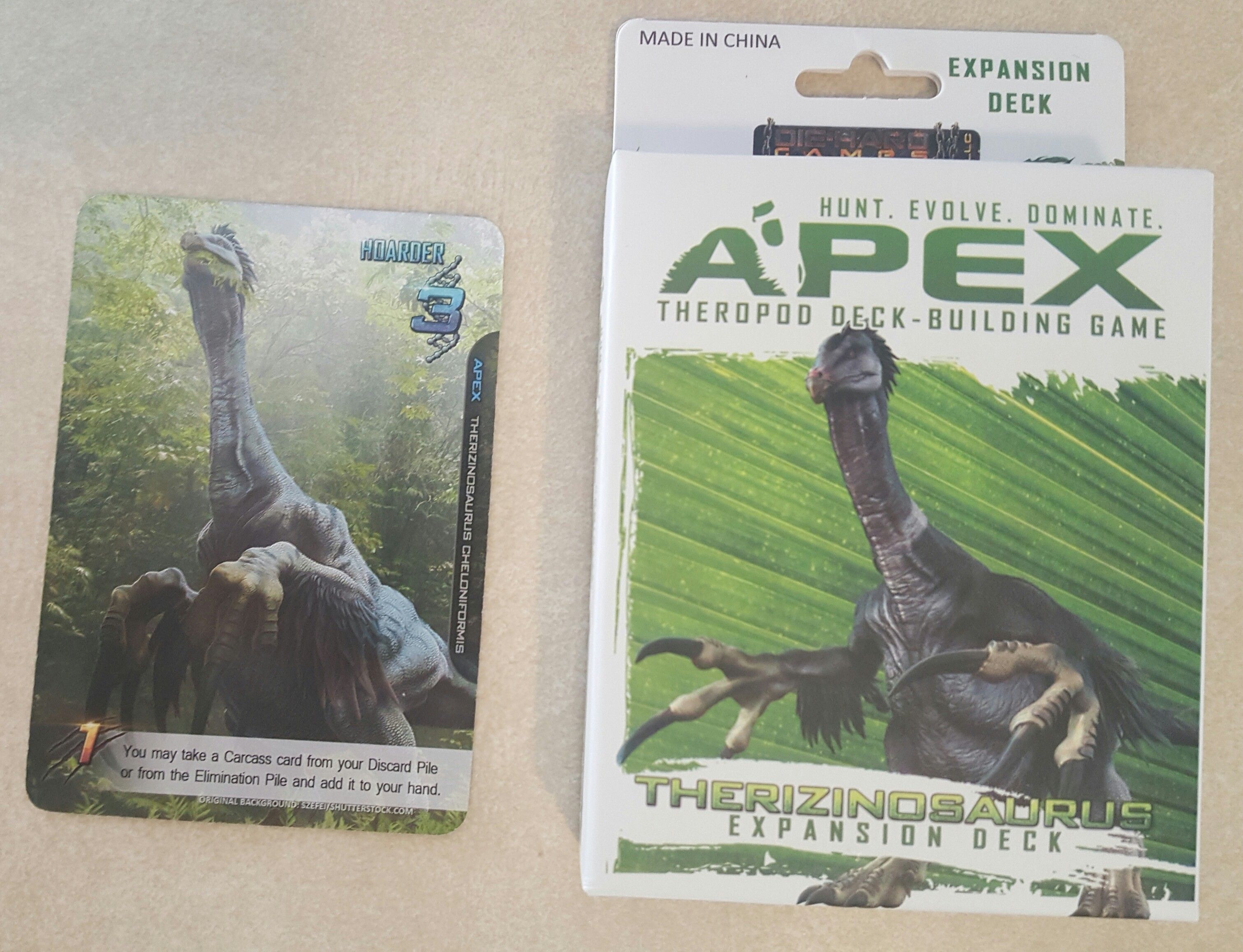 Apex Theropod Deck-Building Game: Therizinosaurus Expansion Deck | Image |  BoardGameGeek