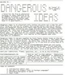 Issue: Dangerous Ideas (Issue 7 - Jan 1996)