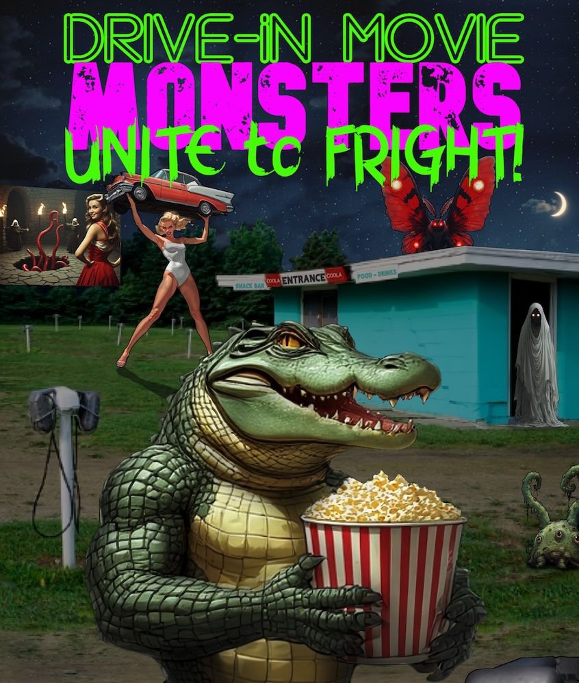 Cover art for Drive-In Movie Monsters: Unite To Fright!