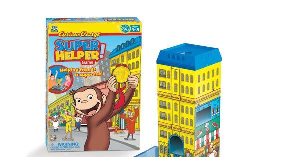 Curious George: Super Helper Game | Board Game | BoardGameGeek
