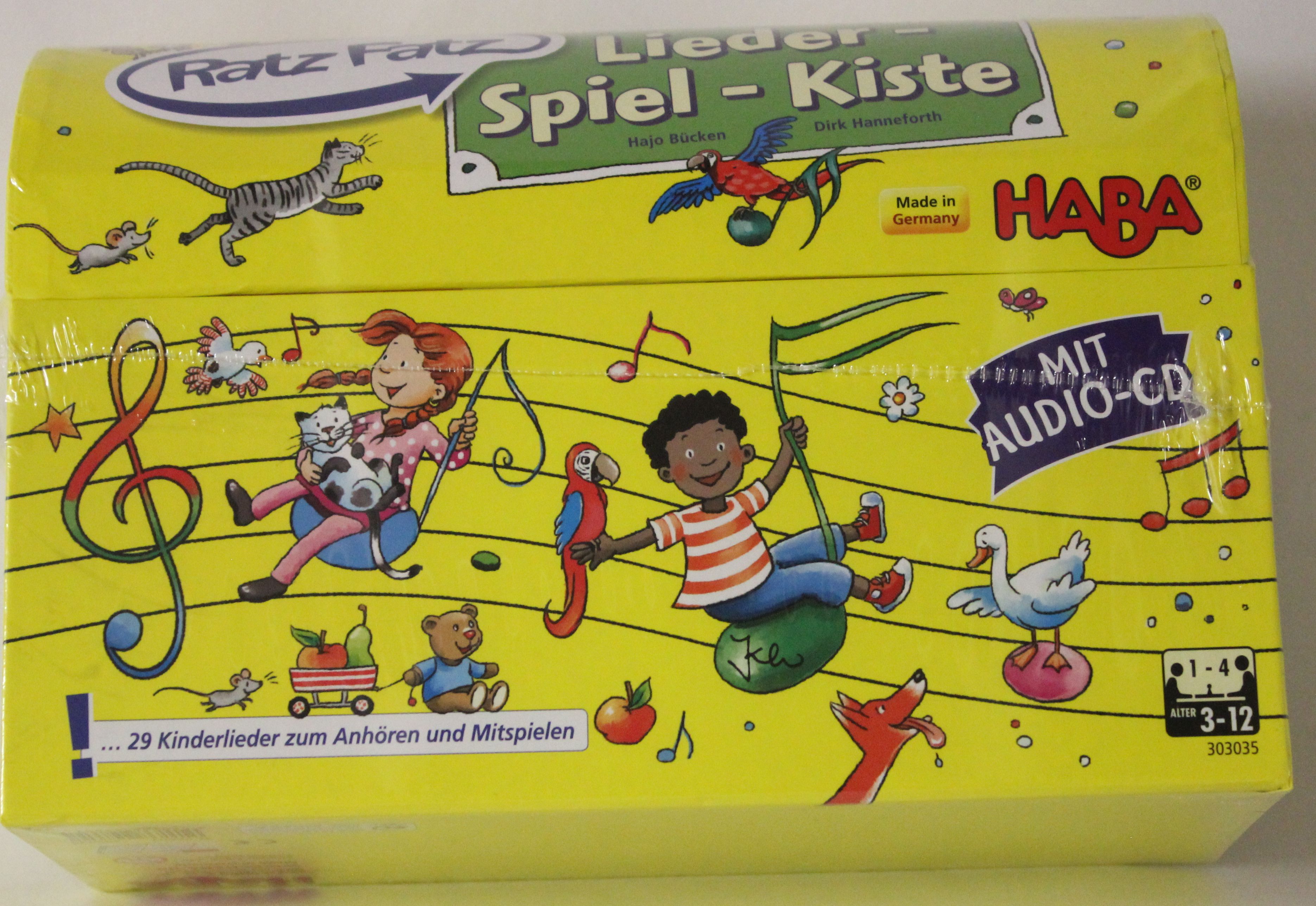 Ratz Fatz Lieder-Spiel-Kiste box art