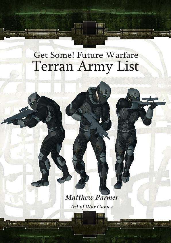 Get Some!: Future Warfare – Terran Army List cover